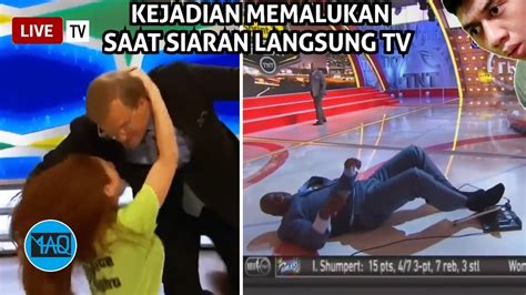 KEJADIAN MEMALUKANN YANG TERJADI SAAT SIARAN LANGSUNG DI TV Momen