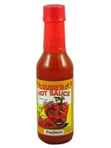 Susie S From Antigua Teardrops Hot Sauce Ml Amazon De