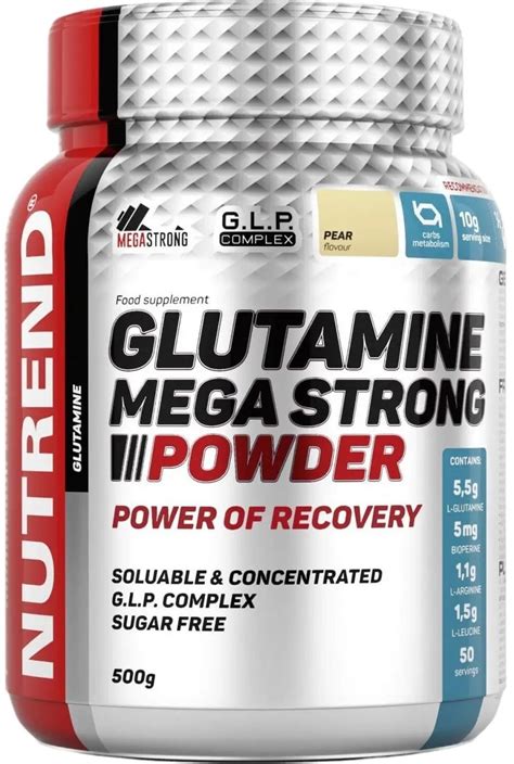 Аминокислота "Глютамин" в порошке, груша - Nutrend Glutamine Mega ...