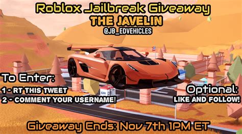 Oof Ed Vehicle Hub Official Javelin Account On Twitter Jailbreak