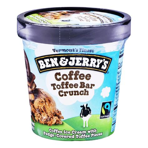 Ben And Jerrys Ice Cream Coffee Toffee Bar Crunch 473ml Ntuc Fairprice