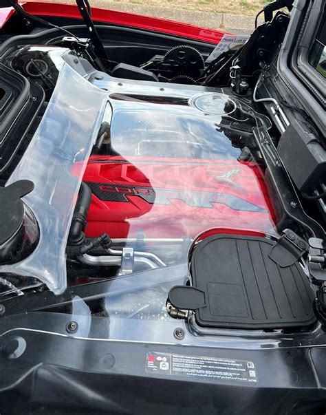 Order Your C8 Corvette Htc Clear Engine Bay Cover From American Hydrocarbon Corvette Sales