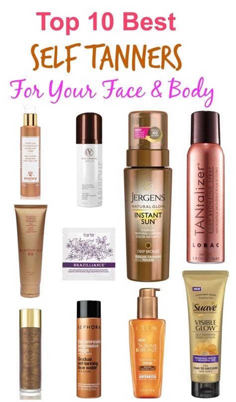 10 Best Self Tanners For Your Face And Body