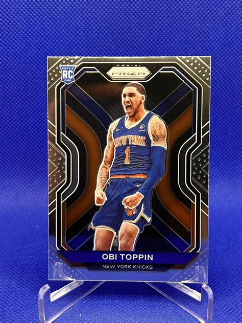 2020 21 Panini Prizm Obi Toppin Rookie Card Base 280 New York Knicks