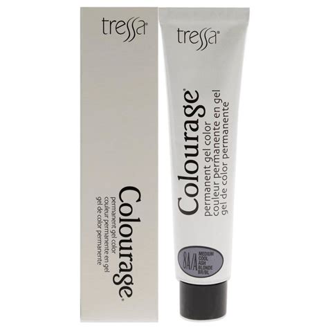 Colourage Permanent Gel Color 8AA Medium Cool Ash Blonde By Tressa For Unisex 2 Oz Hair
