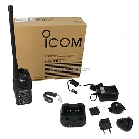 Original Vhf Air Band Icom Ic A E Handheld Two Way Radio Walkie Talkie