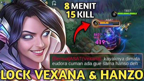 EUDORA MODE LOCK VEXANA HANZO SITUKANG CURI BUFF SAMPE FEEDER BUILD