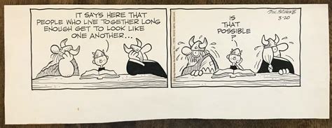 Hagar The Horrible Daily Comic Strip By Dik Brown Original