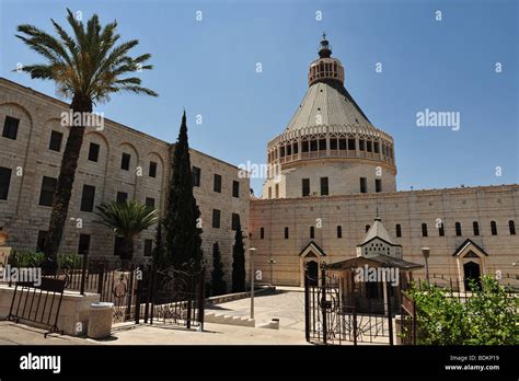 Basilica Of The Annunciation Nazareth Israel Stock Photo Royalty