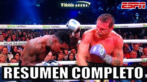 Canelo Vs Charlo Resumen De La Pelea Canelo Alvarez Vs Jermell Charlo