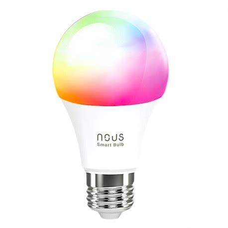 NOUS Ampoule Intelligente RGB WIFI TUYA Format E27