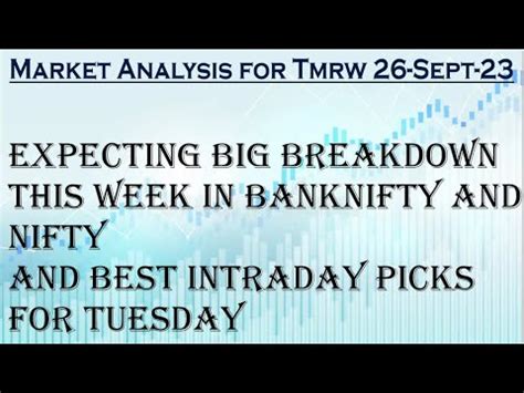 Market Analysis For Tmrw 26 Sept Tuesday Best Stocks To Watchout