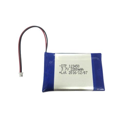 Lithium Polymer Battery 3 7V 2200mAh 8 14wh Lipo Battery 123450