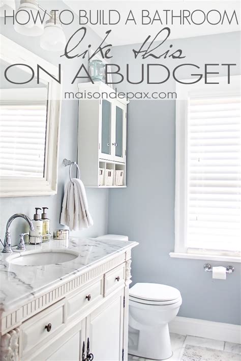 Bathroom Remodeling On A Budget