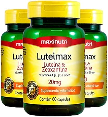 Luteimax Lute Na Zeaxantina Unidades De C Psulas Maxinutri