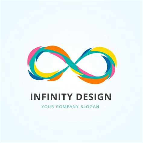 Multicolor Infinity Logo Design Eps Vector Uidownload