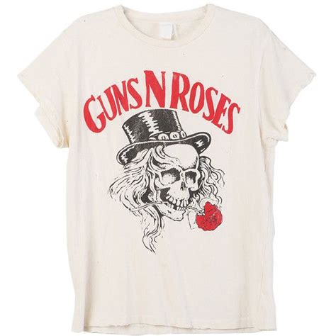 Madeworn Guns N Roses Tee 160 Liked On Polyvore Featuring Tops T