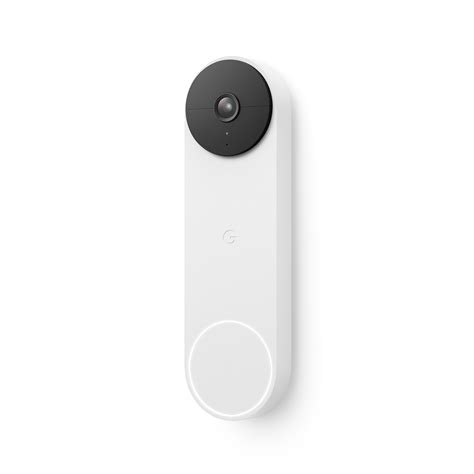 Google Nest Doorbell - Battery, WIFI, Smart Security Video Camera, Snow - Walmart.com