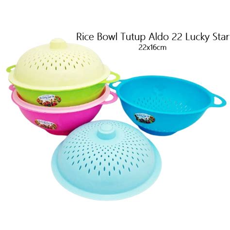 Jual Rice Bowl Tempat Nasibakul Nasi Tutup Aldo 22 Lucky Star