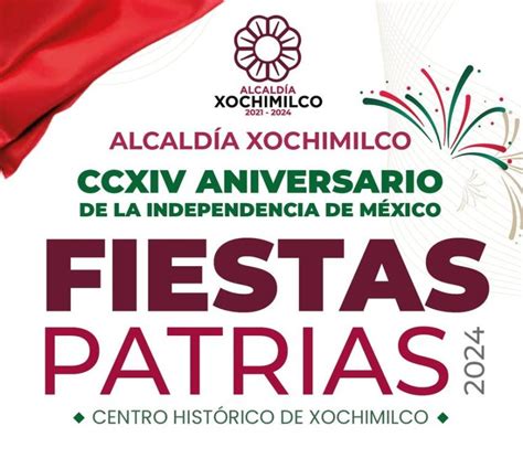 Grito de Independencia 2024 en la Alcaldía Xochimilco CDMX