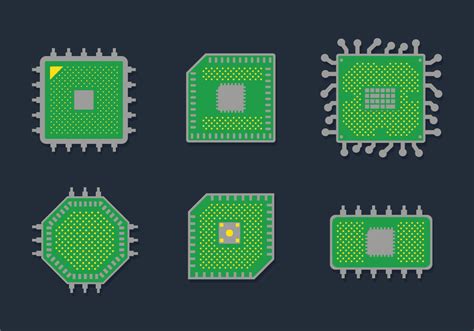 Microchip Vector 119420 Vector Art At Vecteezy