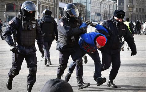 M S De Detenidos En Rusia Por Protestar Contra La Invasi N De Ucrania