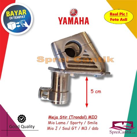 Jual Meja Stir Yamaha Mio Trondol Dudukan Stang Minimalis Tapak Matic