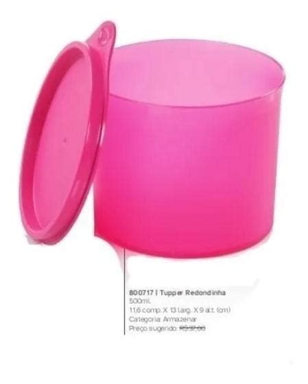 Tupper Redondinha Tupperware Ml Pote Magazine Luiza