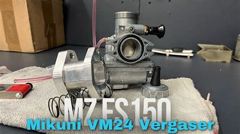 Mz Es Ets Ts Etz Mikuni Vm Vergaser Plug And Play Youtube