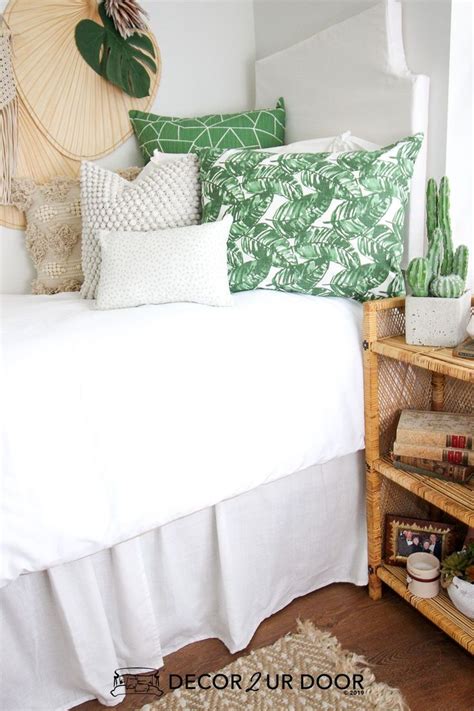 Palm Leaf Print Dorm Bedding And Dorm Room Decor Shop This Years