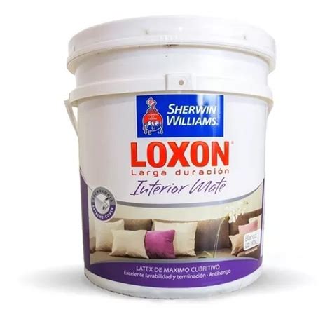 Pintura Loxon Latex Lavable Blanco X Lts Env O Gratis