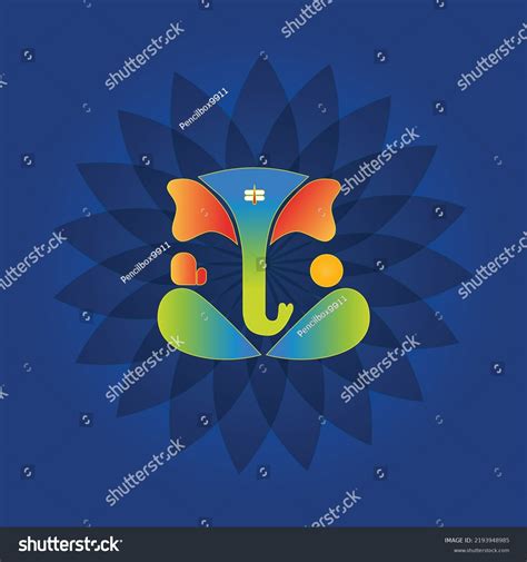 Happy Lord Ganesh Chaturthi Important Day Stock Vector Royalty Free