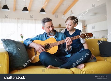 Mature Man Playing Guitar Images Stock Photos Vectors Shutterstock