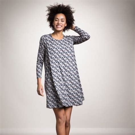Boob Kleid Mit Stillfunktion Allover Grau Schwarz Babyartikel De