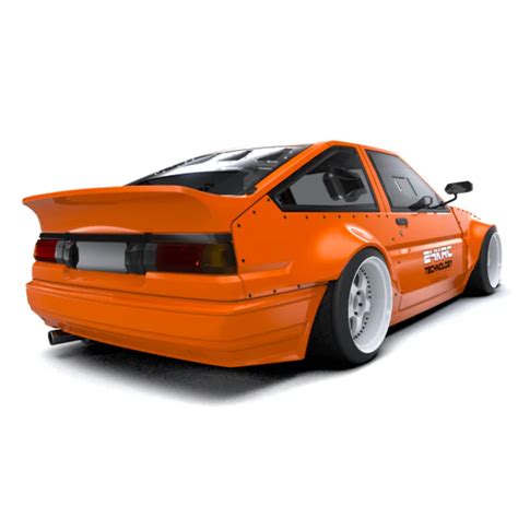 D Works Wide Body Kit For Toyota Ae86 Trueno