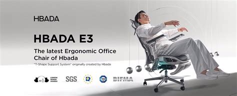 Silla de oficina ergonómica Hbada E3 Premio de diseño de Londres