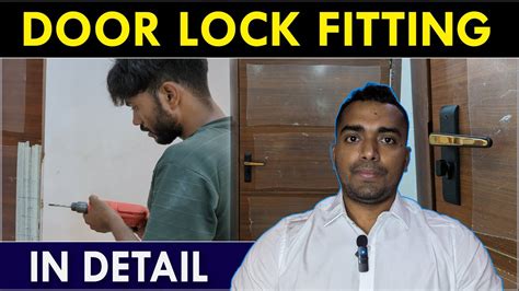 Door Lock Fitting Double Handle Door Lock Installation How To Install Door Lock आसान तरिके