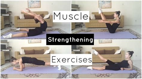 Muscle Strengthening Exercisescorelegsbackarms Youtube