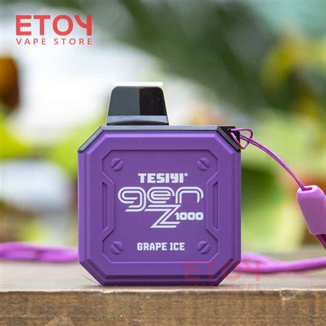 Bán Tesiyi GenZ 1000 Grape Ice 1000 Hơi Vape Pod Dùng 1 Lần