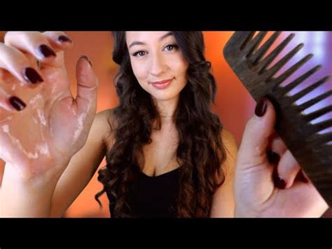 ASMR Most RELAXING Scalp Massage Personal Attention Hair Play