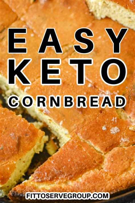 Easy Keto Cornbread Skillet