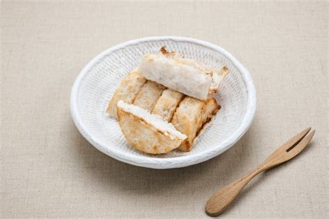 Kue Pancong Gandos Or Bandros Is An Indonesian Traditional Snack