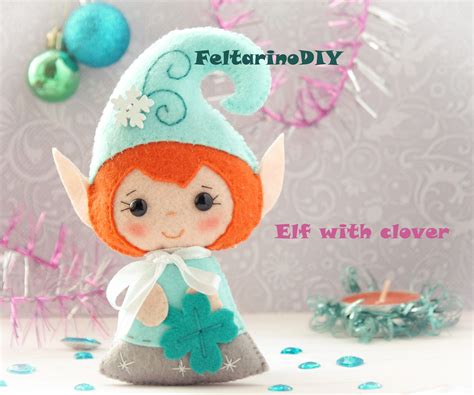 Felt Elf Pattern Felt Christmas Elf Pdf Felt Pattern Elf Etsy