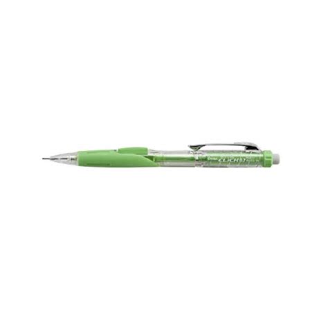 Pentel Twist Erase Click Mechanical Pencil Mm Clear Barrel Lime