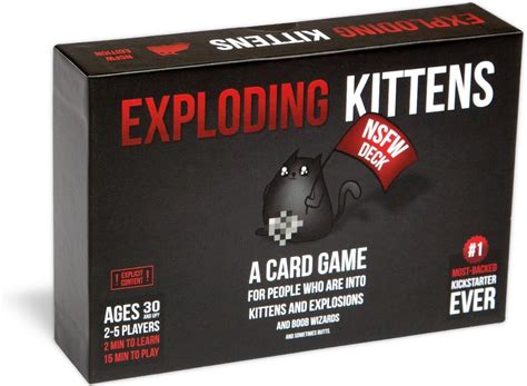 Exploding Kittens Nsfw Edition Card Game Au Toys And Games