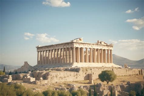 Parthenon architecture parthenon building. | Premium Photo - rawpixel