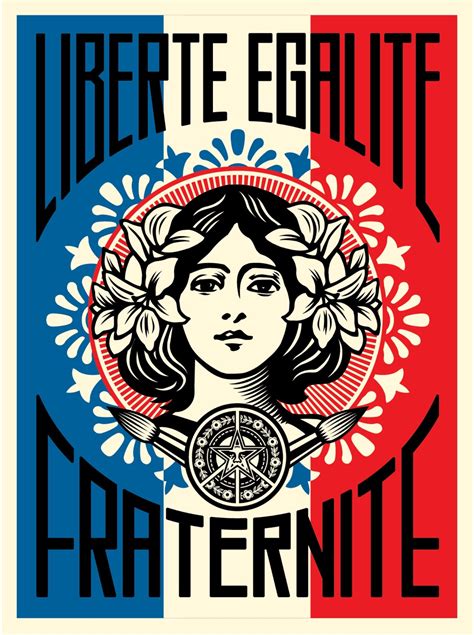 Liberte Egalite Fraternite - Obey Giant