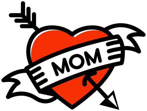 Heart mom tattoo 1186923 PNG