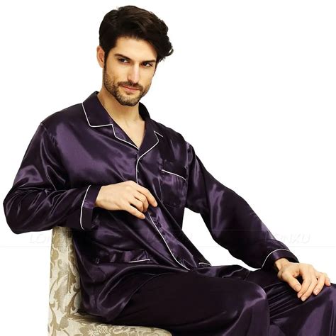 Mens Silk Satin Pajamas Set Pajama Pyjamas Set Pjs Sleepwear Loungewear Smlxlxxlxxxl4xl