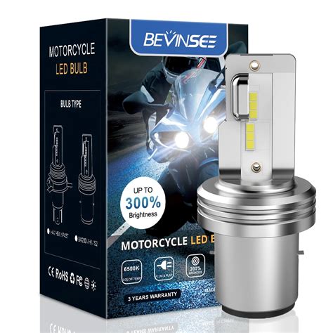 Bevinsee H Ba D Led Motorfiets Koplamp K Lamp V Led Hi Dimlicht